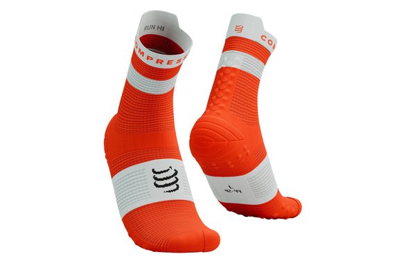 PRO RACING SOCKS V4.0 RUN HIGH - compressport - UNISEX - percorrere - ACCESSORI > CALZE